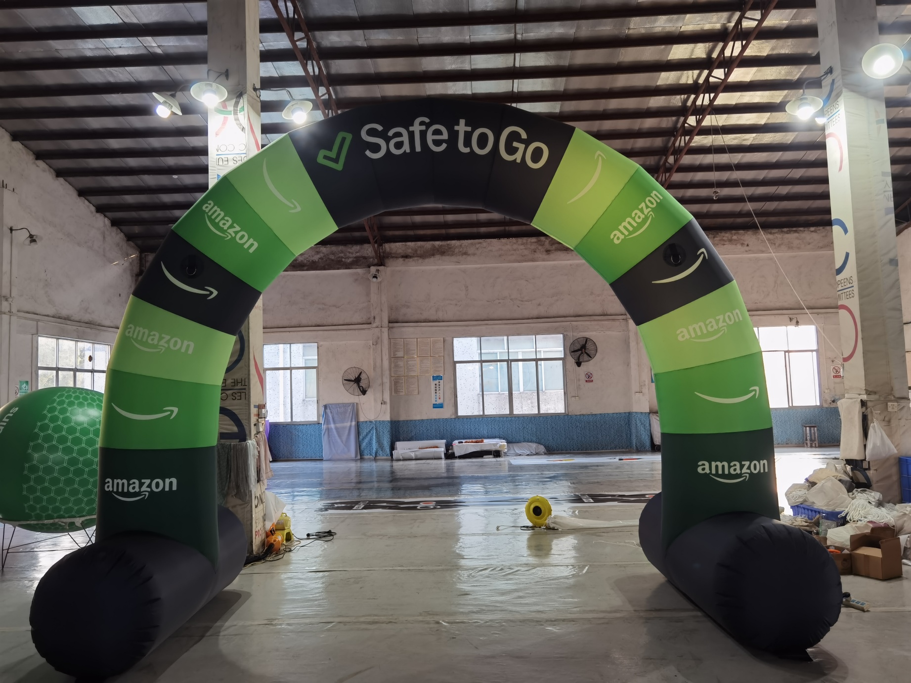 Safe To Go Amazon race gantry